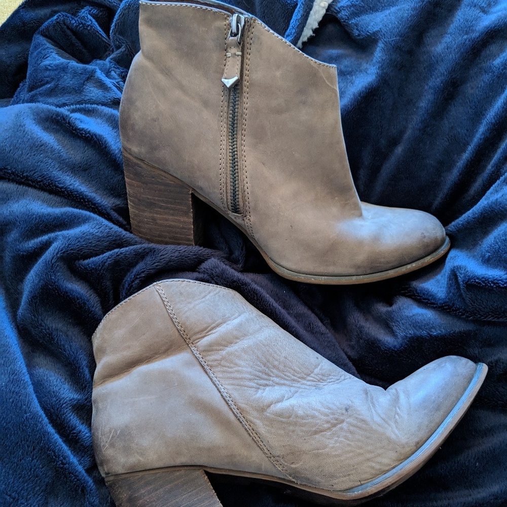Aldo distressed booties